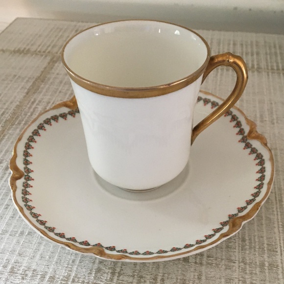 Haviland France Limoges Demitasse Cup and Saucer